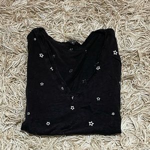 Black Rails T shirt with Stars